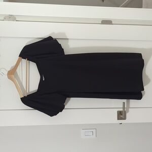 Square neck puff sleeve dress